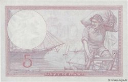 5 Francs FEMME CASQUÉE modifié FRANCE  1939 F.04.11 SPL