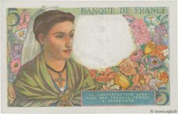 5 Francs BERGER FRANCE  1943 F.05.04 NEUF