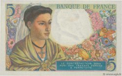 5 Francs BERGER FRANCE  1943 F.05.05 AU