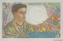 5 Francs BERGER FRANKREICH  1945 F.05.06 fST+
