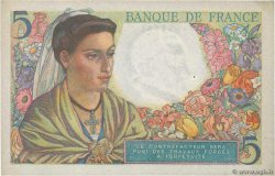 5 Francs BERGER FRANCE  1945 F.05.06 SPL