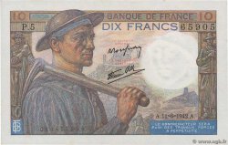 10 Francs MINEUR  FRANCIA  1942 F.08.03