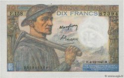 10 Francs MINEUR FRANCIA  1947 F.08.19 SC+