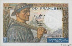 10 Francs MINEUR FRANCE  1949 F.08.20 UNC