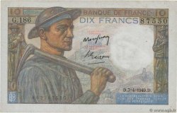 10 Francs MINEUR FRANCIA  1949 F.08.21 SPL+