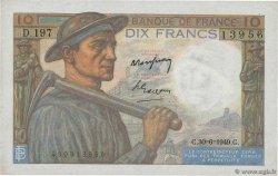 10 Francs MINEUR FRANCE  1949 F.08.22 SPL