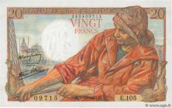 20 Francs PÊCHEUR FRANCE  1943 F.13.07
