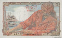 20 Francs PÊCHEUR FRANCE  1949 F.13.14 UNC