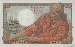 20 Francs PÊCHEUR FRANKREICH  1949 F.13.16