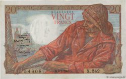20 Francs PÊCHEUR FRANKREICH  1950 F.13.17