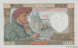 50 Francs JACQUES CŒUR  FRANCIA  1942 F.19.18