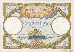 50 Francs LUC OLIVIER MERSON type modifié FRANKREICH  1933 F.16.04 VZ