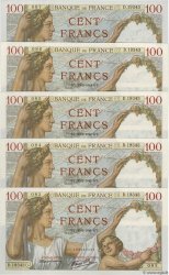 100 Francs SULLY Consécutifs FRANCIA  1941 F.26.47