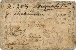 15 Sols FRANCE regionalism and miscellaneous Saint-Maixent 1791 Kc.79.063