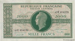 1000 Francs MARIANNE chiffres maigres FRANKREICH  1945 VF.13.02