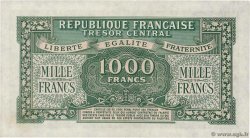 1000 Francs MARIANNE THOMAS DE LA RUE FRANCE  1945 VF.13.02 AU+