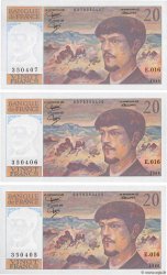 20 Francs DEBUSSY Consécutifs FRANCIA  1986 F.66.07