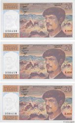 20 Francs DEBUSSY Consécutifs FRANCIA  1986 F.66.07 SC+