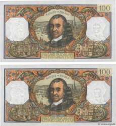 100 Francs CORNEILLE Consécutifs FRANKREICH  1973 F.65.42 fST
