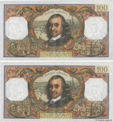 100 Francs CORNEILLE Consécutifs FRANCE  1973 F.65.42 AU-