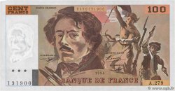 100 Francs DELACROIX 442-1 & 442-2 FRANCE  1994 F.69ter.01c UNC