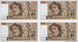 100 Francs DELACROIX modifié Lot FRANKREICH  1989 F.69.13d VZ