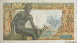 1000 Francs DÉESSE DÉMÉTER FRANCIA  1943 F.40.31 MBC