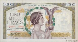 5000 Francs VICTOIRE Impression à plat FRANCIA  1944 F.46.50 EBC