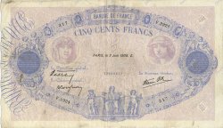 500 Francs BLEU ET ROSE modifié FRANCE  1938 F.31.13 F - VF