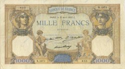 1000 Francs CÉRÈS ET MERCURE FRANCIA  1932 F.37.07 MBC