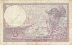 5 Francs FEMME CASQUÉE modifié FRANCE  1939 F.04.08 VF