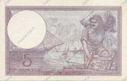 5 Francs FEMME CASQUÉE modifié FRANKREICH  1940 F.04.18 VZ+