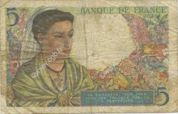 5 Francs BERGER FRANKREICH  1943 F.05.02 S
