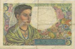 5 Francs BERGER FRANCE  1943 F.05.03 VF