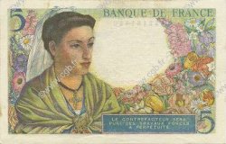 5 Francs BERGER FRANKREICH  1943 F.05.05 VZ