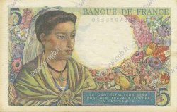 5 Francs BERGER FRANCE  1945 F.05.06 AU-