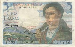 5 Francs BERGER FRANCIA  1947 F.05.07 q.SPL