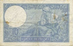 10 Francs MINERVE modifié FRANCIA  1940 F.07.19 BB