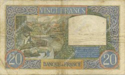 20 Francs TRAVAIL ET SCIENCE FRANCE  1940 F.12.03 pr.TTB