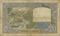 20 Francs TRAVAIL ET SCIENCE FRANCE  1940 F.12.05 G