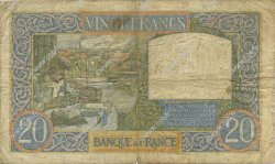 20 Francs TRAVAIL ET SCIENCE FRANCIA  1940 F.12.05 q.MB