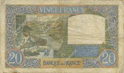 20 Francs TRAVAIL ET SCIENCE FRANCIA  1940 F.12.08 q.MB