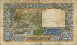 20 Francs TRAVAIL ET SCIENCE FRANCE  1940 F.12.11 F