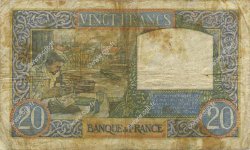 20 Francs TRAVAIL ET SCIENCE FRANCE  1941 F.12.16 pr.TB