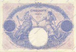 50 Francs BLEU ET ROSE FRANKREICH  1924 F.14.37 VZ