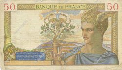 50 Francs CÉRÈS modifié FRANCIA  1939 F.18.28 BC