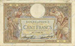 100 Francs LUC OLIVIER MERSON grands cartouches Numéro spécial FRANCIA  1935 F.24.14 q.BB