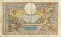 100 Francs LUC OLIVIER MERSON grands cartouches FRANCE  1937 F.24.16 F+