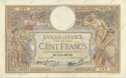 100 Francs LUC OLIVIER MERSON type modifié FRANCIA  1939 F.25.47 MBC