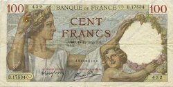 100 Francs SULLY FRANCE  1940 F.26.43 TTB